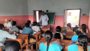 Gurukulam children takes steps to learn English
