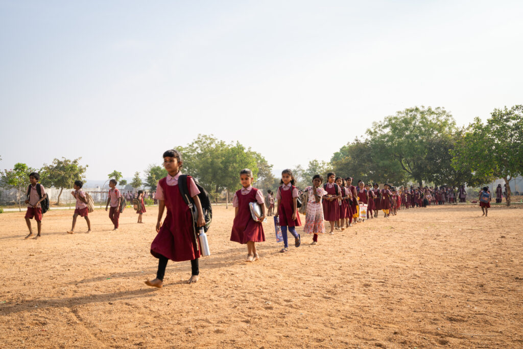 Students Coming into School