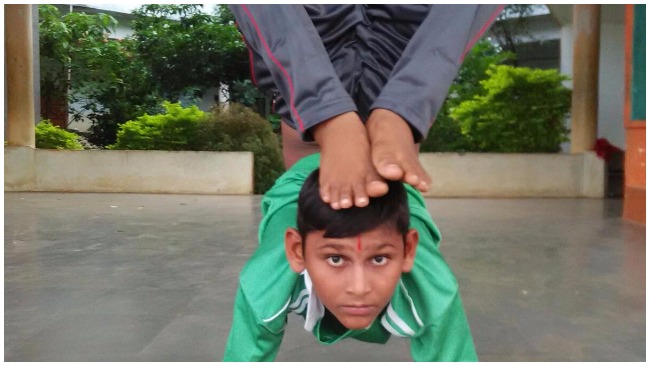 Allampally Students shining the Yogic Way